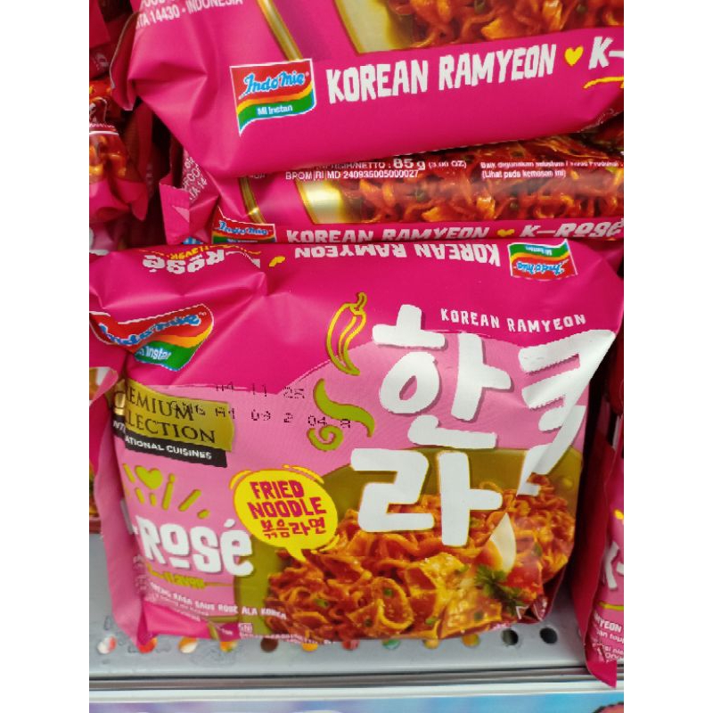 

Indomie korea ramyeon K Rose 83grm
