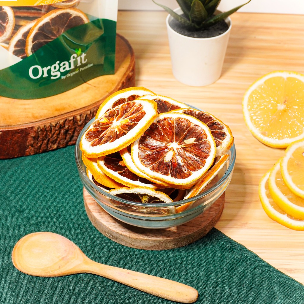 

Dried Lemon Slice / Lemon Kering Iris Premium 250 gram