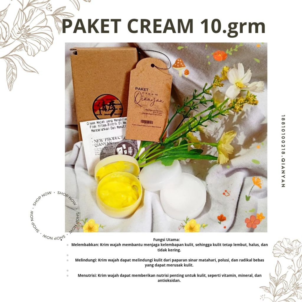 cream Qianyan siang dan malam