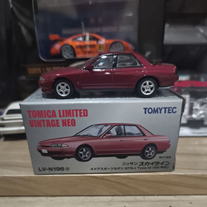 Tomica Limited Vintage Neo TLV-N196a Nissan Skyline GTS-t TypeM Red R32