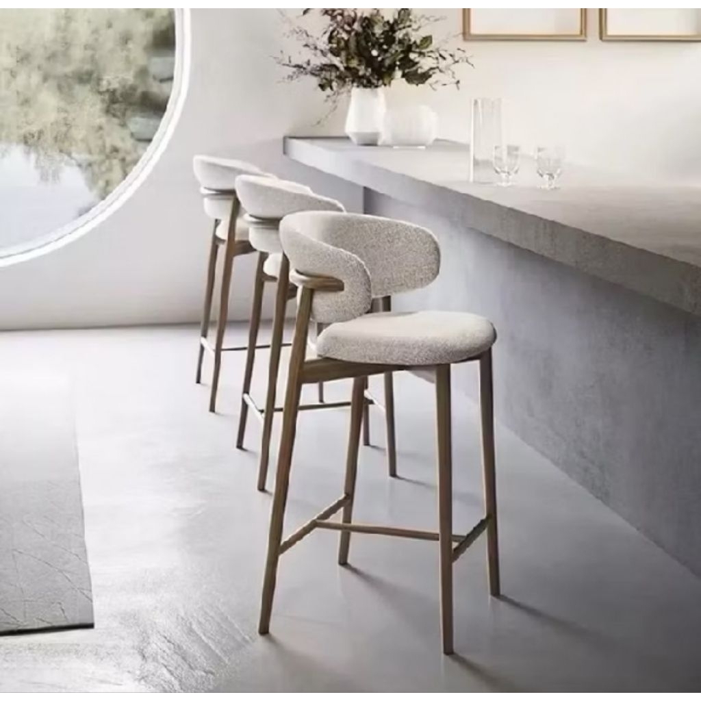 Kursi Bar Minimalis Kayu Jati Kursi Bar Modern Kayu Jati Kursi Bar Kayu Jati