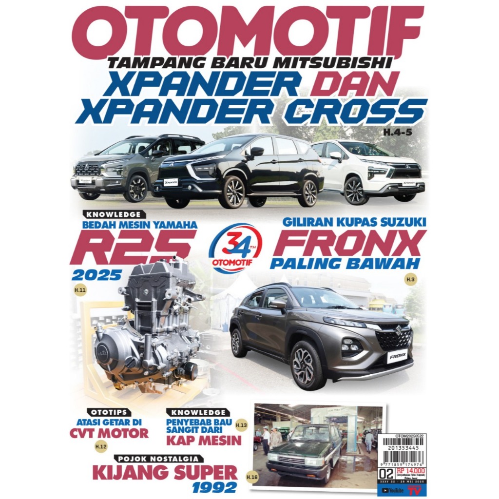 Tabloid Otomotif edisi Mei 2025 - Otomotif No.02