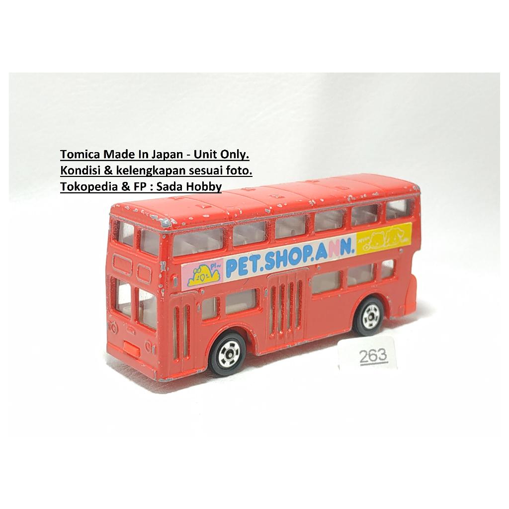 Tomica No F15 London Bus Pet Shop Ann Japan Loose