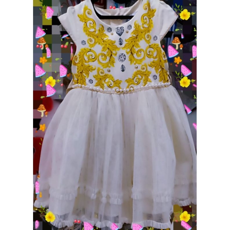 Gaun pesta natal anak Merk Donita premium high quality