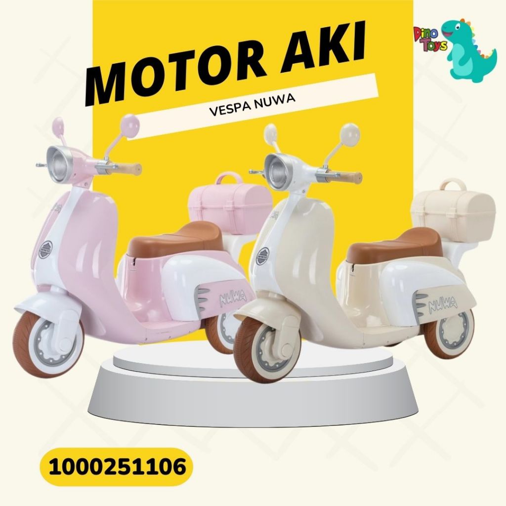 MOTOR AKI ANAK VESPA AKI NUWA 113 NW 113 VESPA AKI ANAK DINO TOYS UNGARAN dinotoys