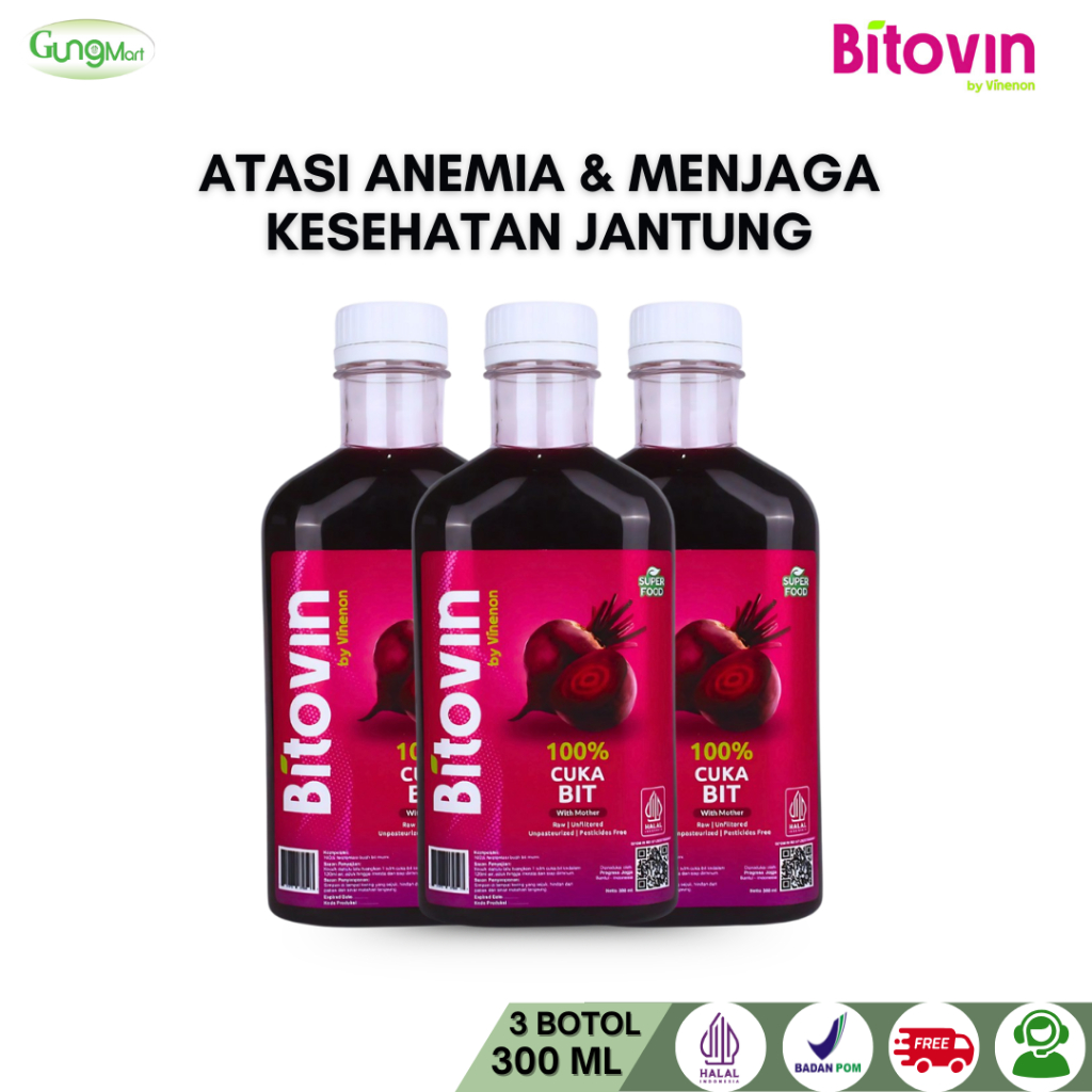 

BITOVIN - Paket 3 Botol - Solusi Kesehatan Jantung / Kesehatan Jantung