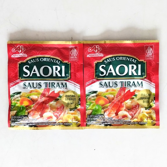 

Saus Tiram Saori 23ml Saus Oriental Saori Halal BPOM