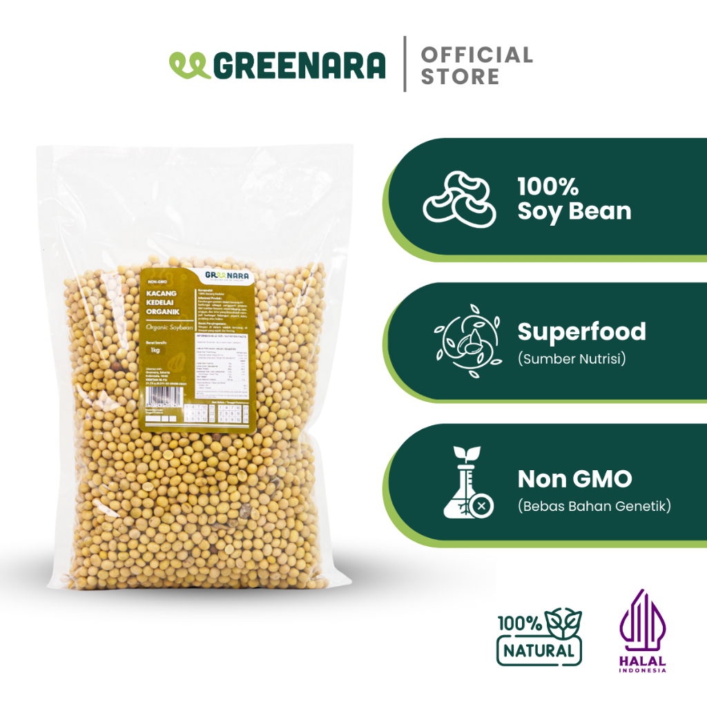 

Greenara - Kacang Kedelai 1Kg / Soy Bean