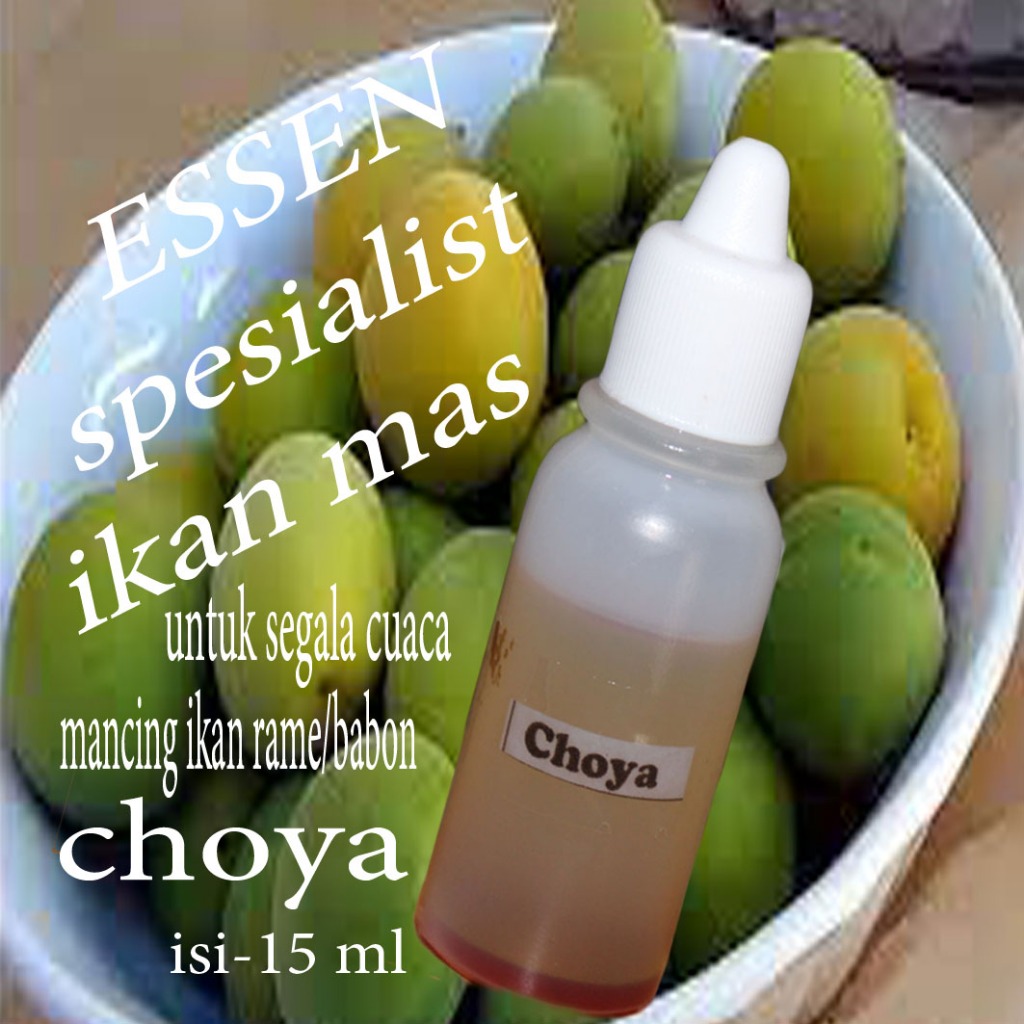 essen choya/essen/umpan/pewangi/essen mancing/essen buah/essen murni/essen original/essen biyang/