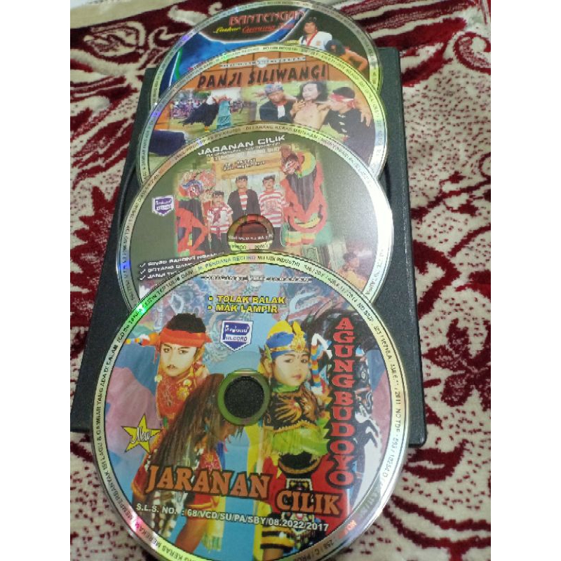 KASET VCD JARANAN ANAK,BANTENGAN TANPA COFER BONUS BOX