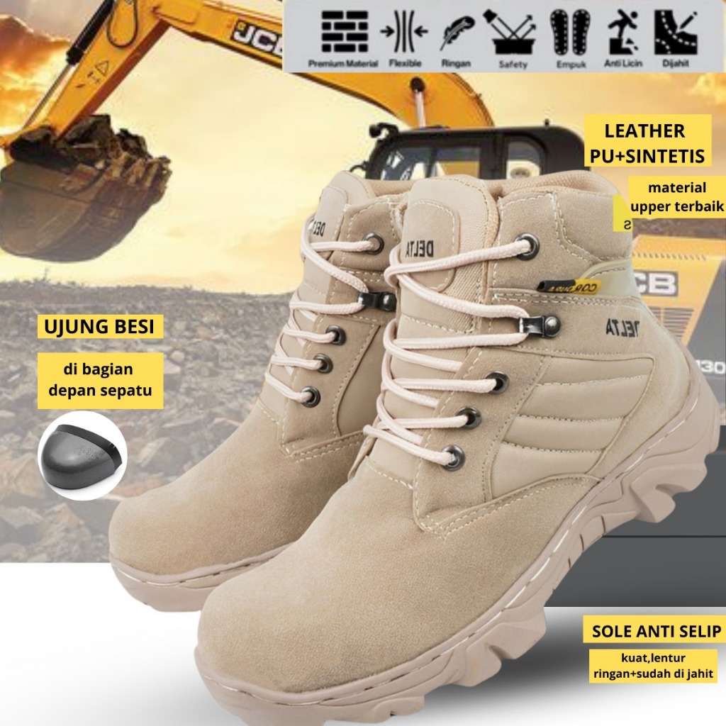 Sepatu Delta Gurun 6inc - Sepatu Delta Cordura Tactical USA