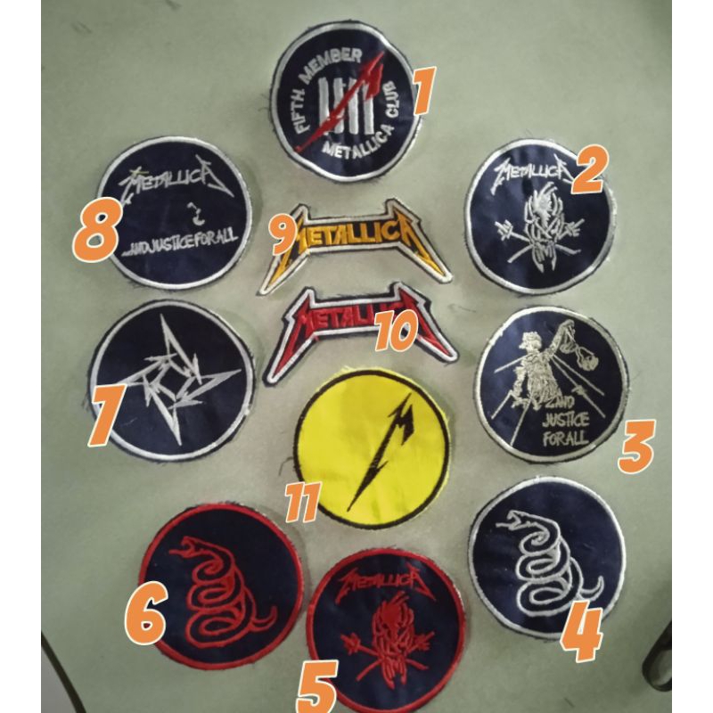 Bordir Metallica/Emblem Metallica/Patch Metallica/Logo Metallica/Fans Metallica/Lagu Metallica/Enter