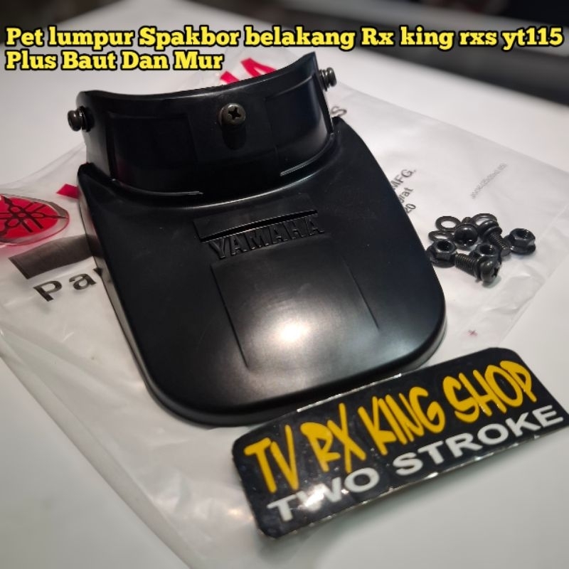 PET KEPET LUMPUR PLUS BAUT, SPAKBOR BELAKANG RX KING RXS YT115