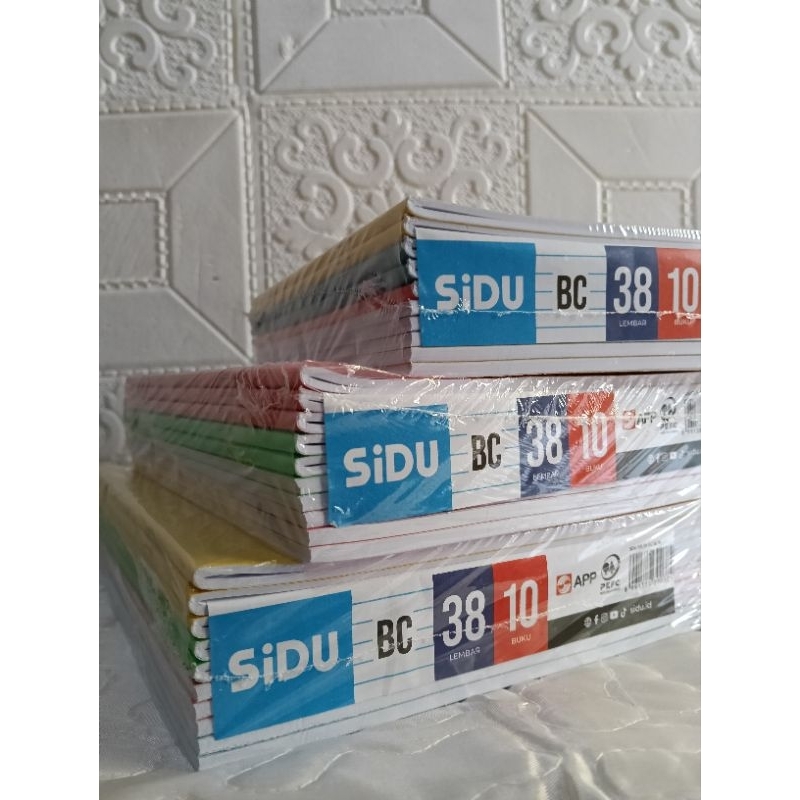 

BUKU TULIS SEKOLAH| SIDU ISI 38 Lembar| 1 Pack 10 Buku|