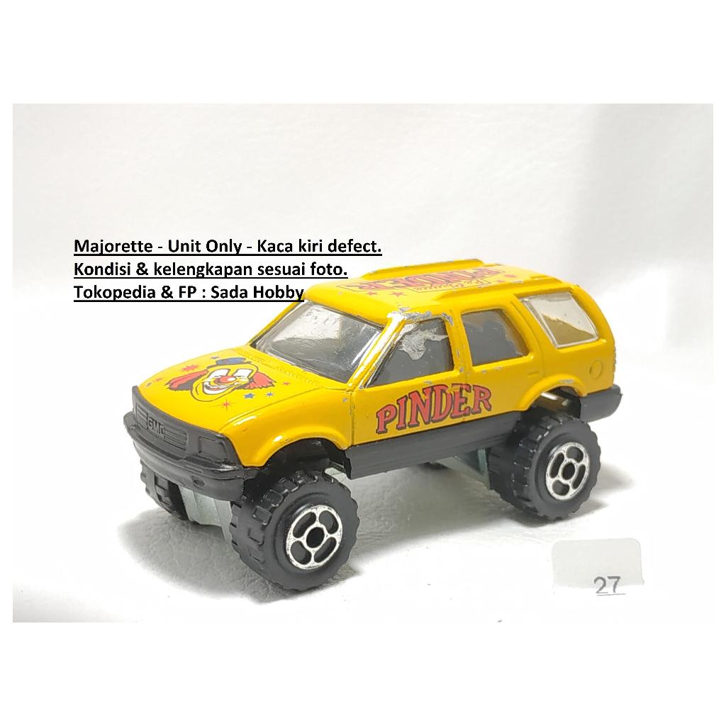 Diecast Majorette GMC Chevrolet Blazer Jimmy Pinder Circus Varian Bumper Hitam Unit Only