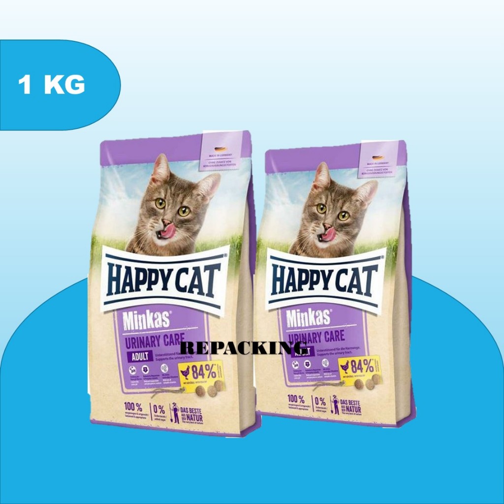 Cat food Happy cat Minkas Urinary Care Kemasan 1 Kg happy cat minkas urinary care happycat