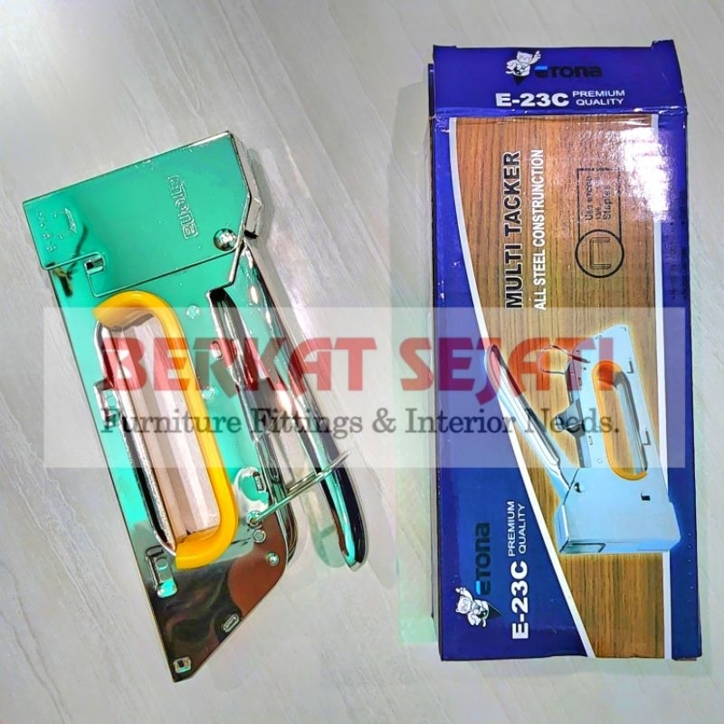 

Alat Mesin Staples Steples Stapler Tembak Gun E23 ETONA Sofa Jok Motor