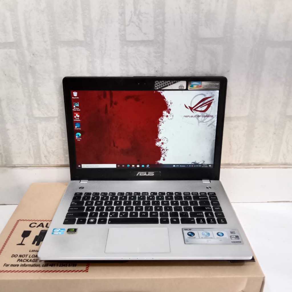 Laptop Asus N46VM, Intel Core i5- 3210M, 4/640GB, #VGA, B.Silver, BERGARANSI