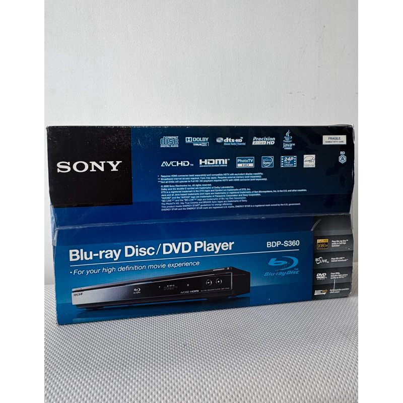 Brand New Original SONY Blu-ray Disc DVD Player BDP-S360