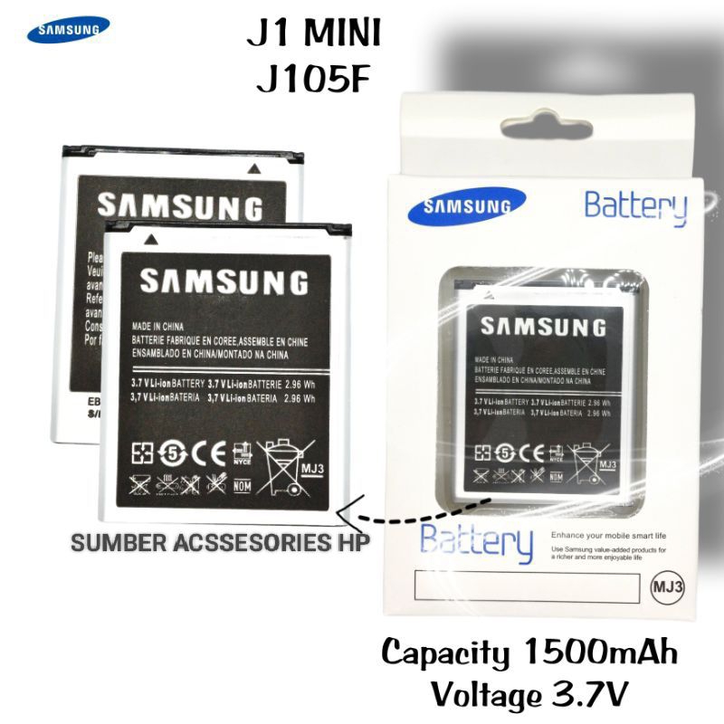 Baterai Samsung J1 MINI / J105F battery batre