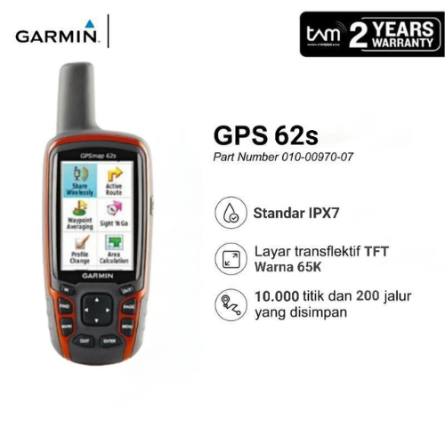GPS Garmin 62s / GPS Garmin 62s Baru