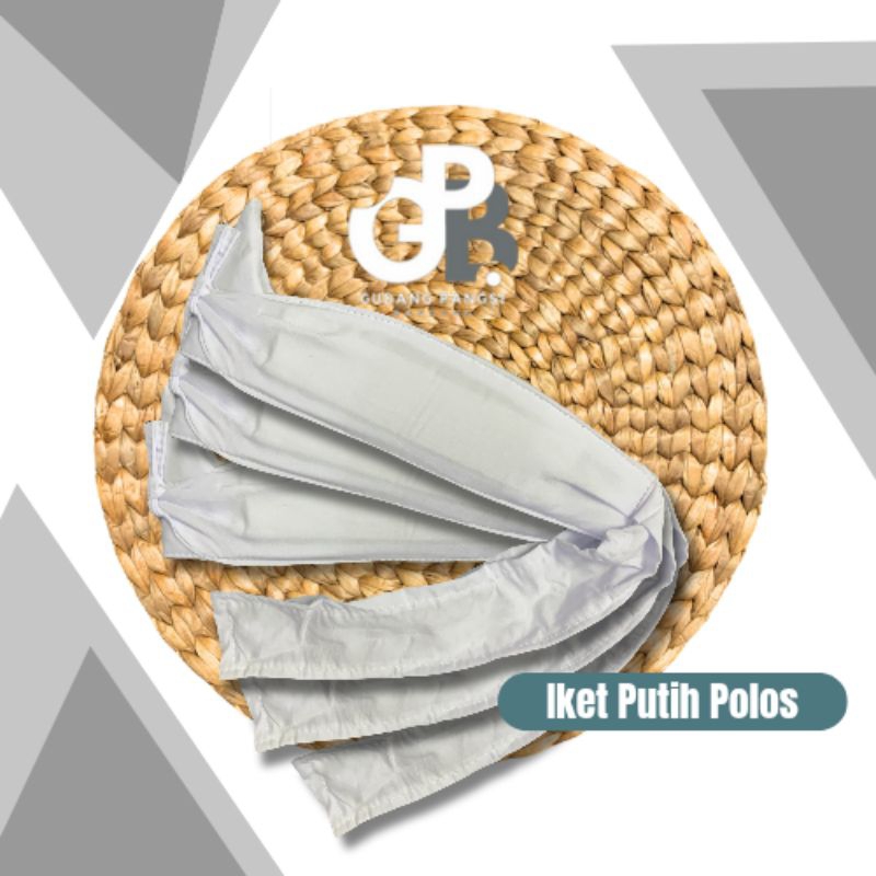 Iket Sunda Tradisional Dewasa Dan Anak Warna Putih Polos Belangkon Bolong Iket Putih Polos Terbaru