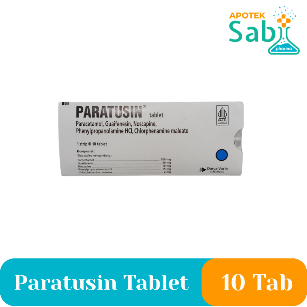 Paratusin 1 Strip Isi 10 Tablet / Paratusin Tablet