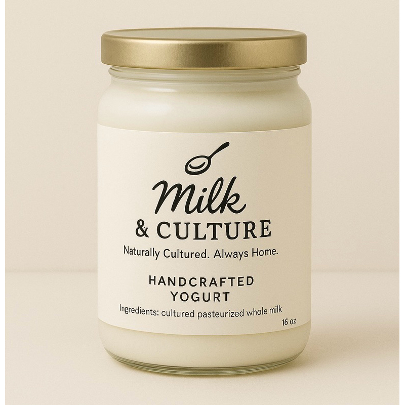 

Greek yogurt Milk & Culture
