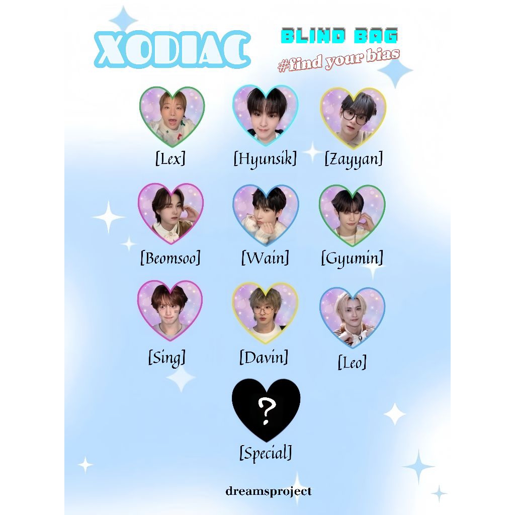 Blind Bag Keychain XODIAC KPop