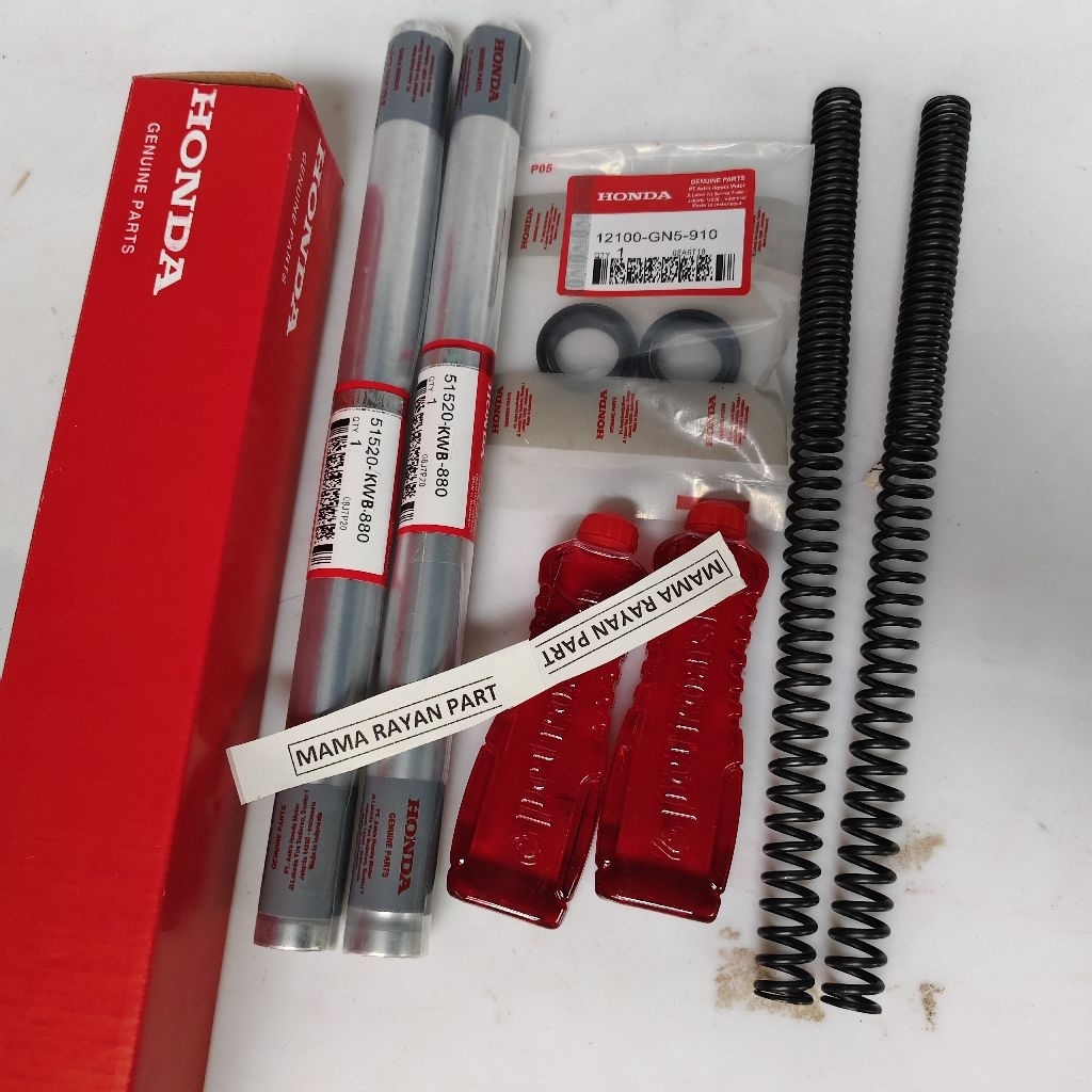 Shock depan Supra X 125 Helm in shock depan Supra X 125 Helm in komplit silsok & olisok & persok sho