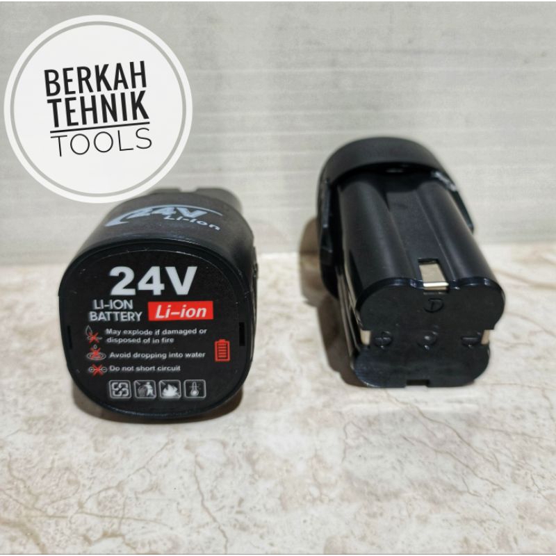 BATERAI MESIN BOR CORDLESS BATRE BOR TANGAN PORTABLE 24V, 18V, 16,6V