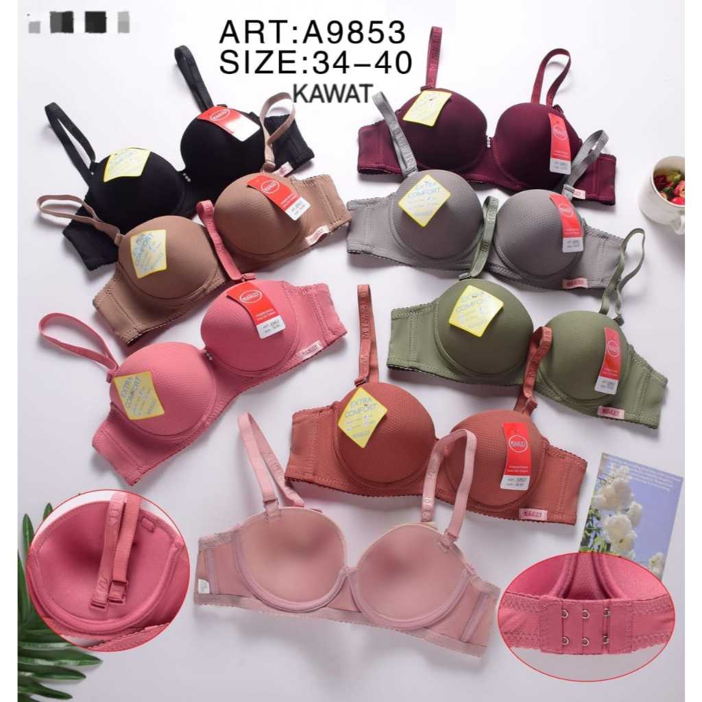 Bra MIsslily setengah cup | Push Up Bra / Bra Kawat Polos / art misslily k201