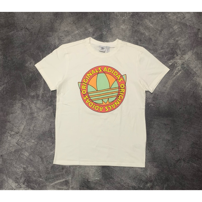 Adidas Big Logo Tee White