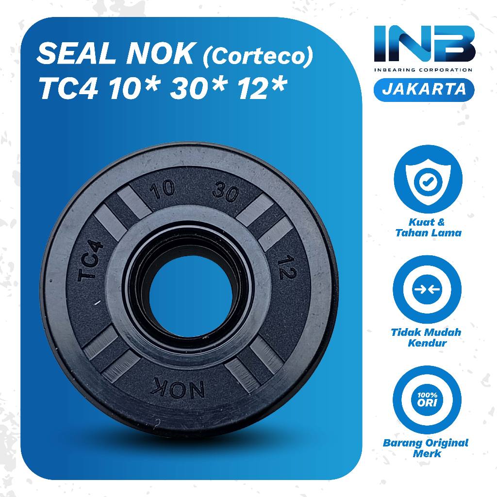Seal TC4 10 30 12 NOK Seal Shock Belakang GL Pro MP Tiger Original NOK INB JAKARTA