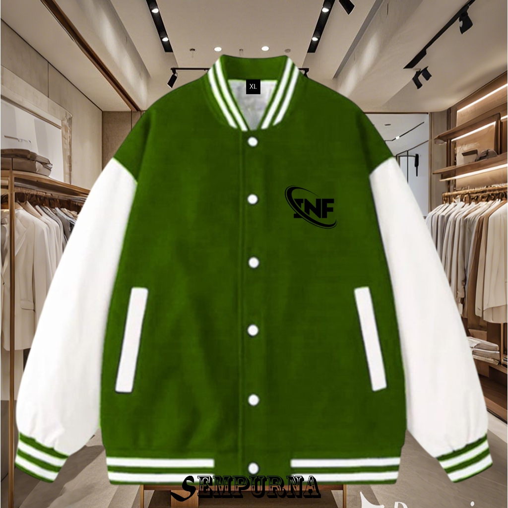 Sempurna Distro Baseball Tnf latter Hitam 100% Cattun Fleece Tampil Modis simpel Dan Elegan Lembut  