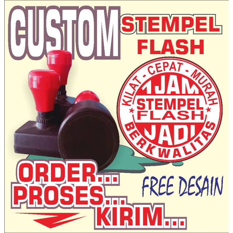 

Stempel Flash, Stempel Murah, Stempel Kilat, Stempel Guru, Stempel Toko, Stempel Warung