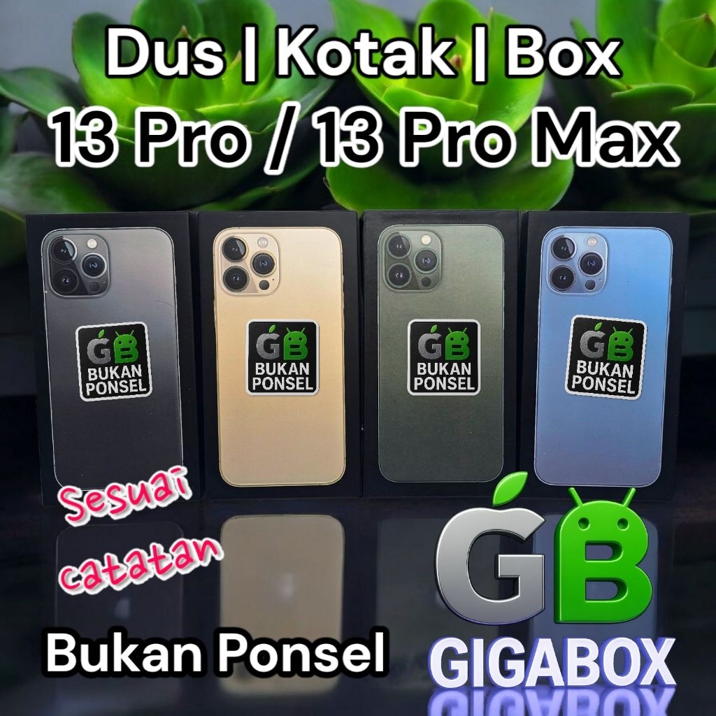 

(Sesuai Catatan) Dus Kardus Box 13 Pro / 13 Pro Max Slim (Fullset) Kemasan Premium Dan Lengkap