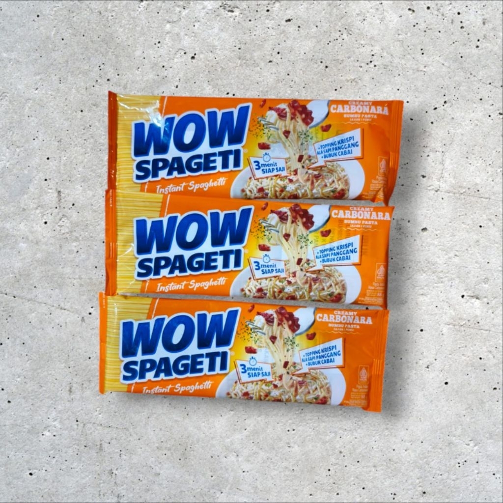 

Wow Spageti Creamy Carbonara