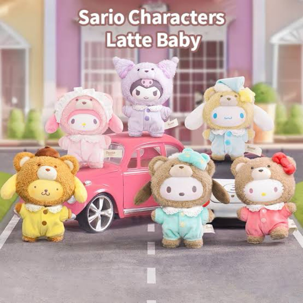 READY TOPTOY [BISA PILIH] Sanrio Plush Latte Baby Kuromi Melody Pochacco Pompompurin