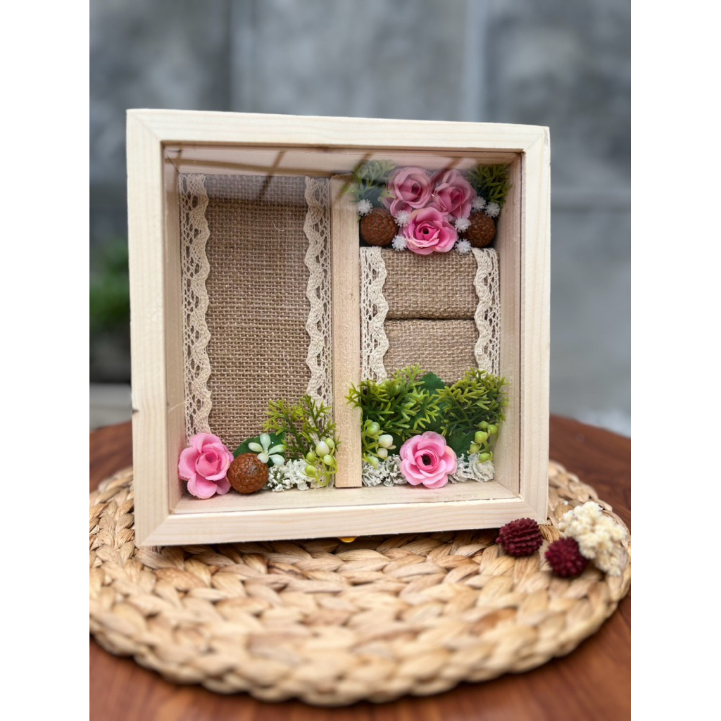 Kotak Perhiasan Hias Kotak Kayu Uang Mahar 2 In 1 Kotak Uang Dan Cincin Kotak Uang Dan Cincin