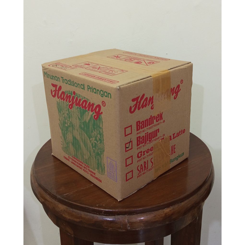 

Bajigur Hanjuang Kemasan 1 Dus isi 12 Renteng/120 sachet