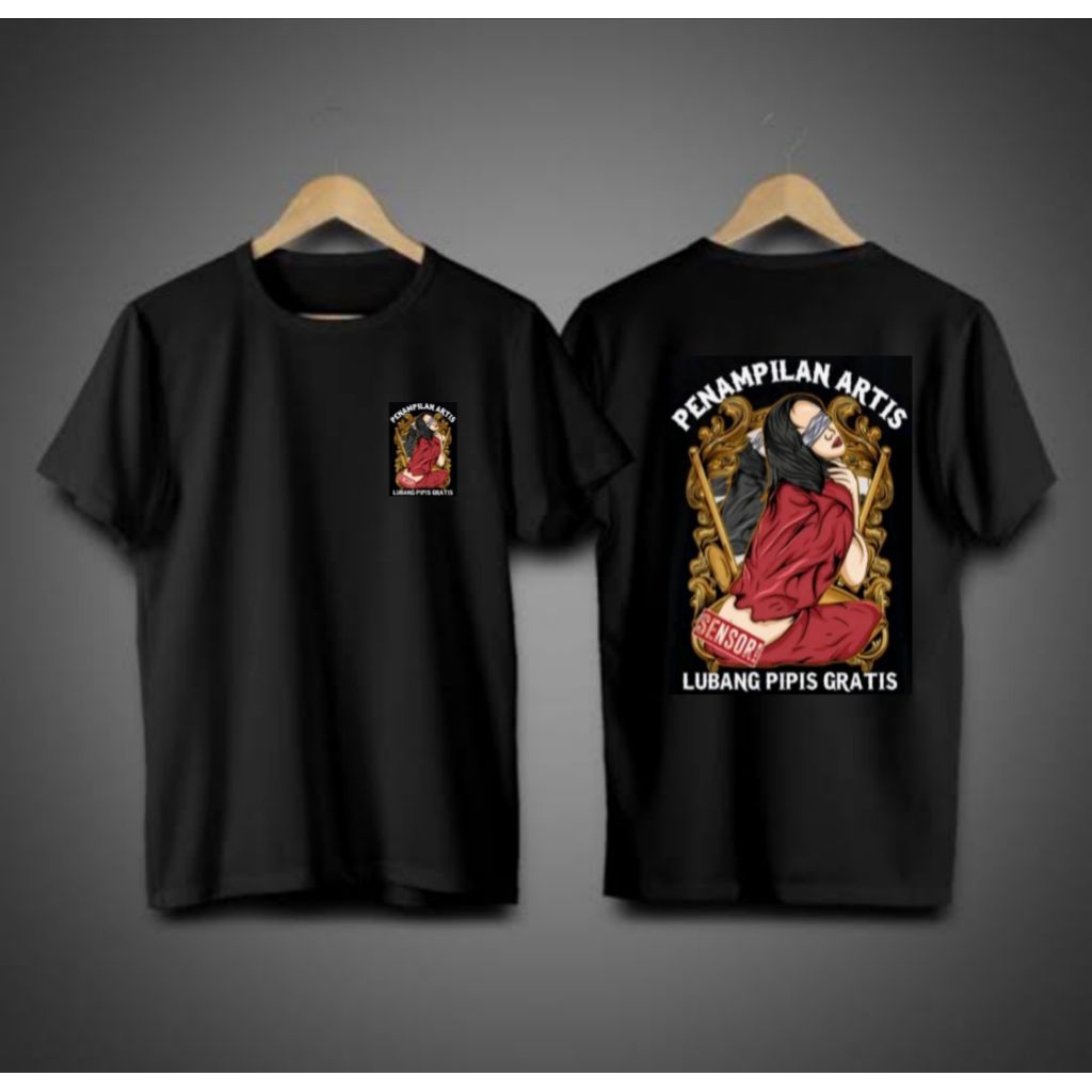 kaos penampilan artis itu gratis kaos distro pria wanita dewasa