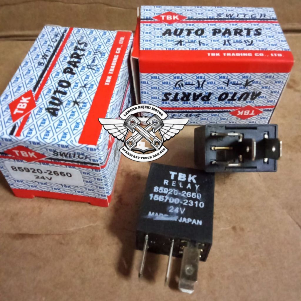 RELAY LAMPU HIN LOHAN KAKI 4 24V 85920-2660