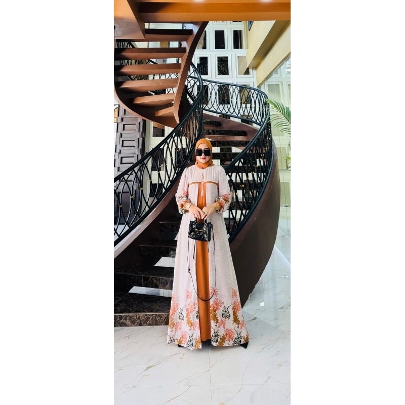 Syafeera dress set hijab segi empat