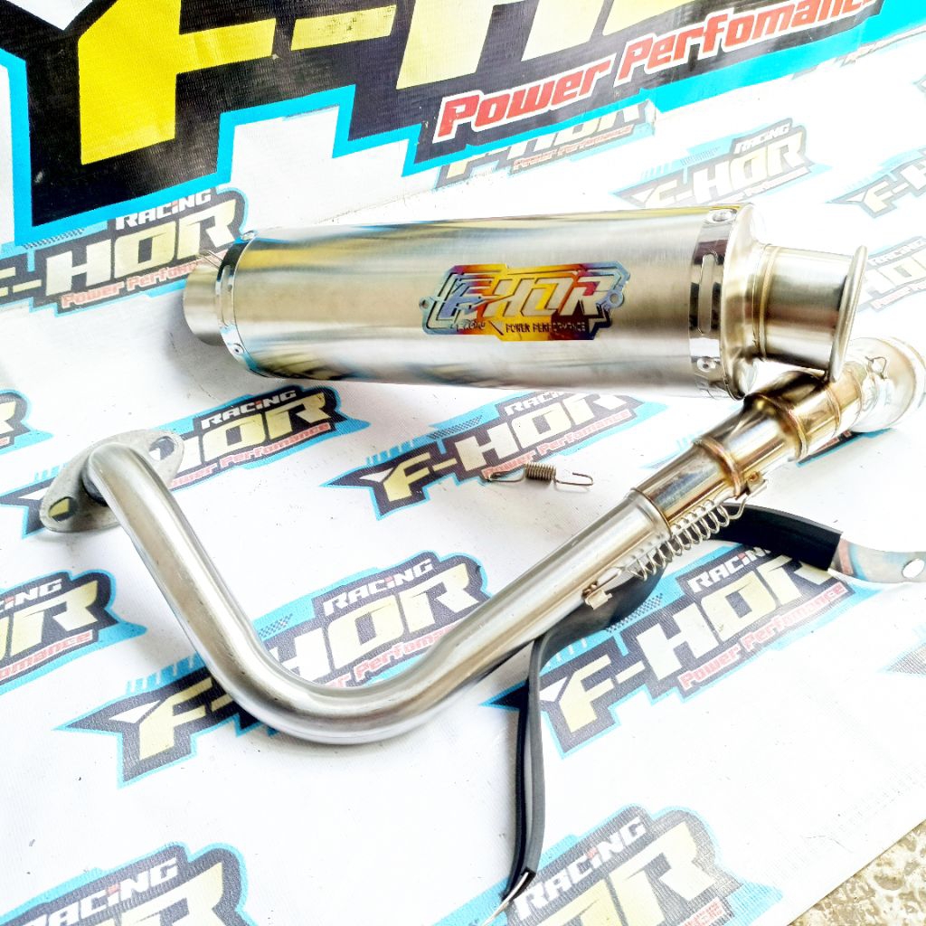 Knalpot model DBS Original FHOR RACING Fullsystem VARIO AEROX NMAX BEAT SCOOPY MIO FREEGO DLL