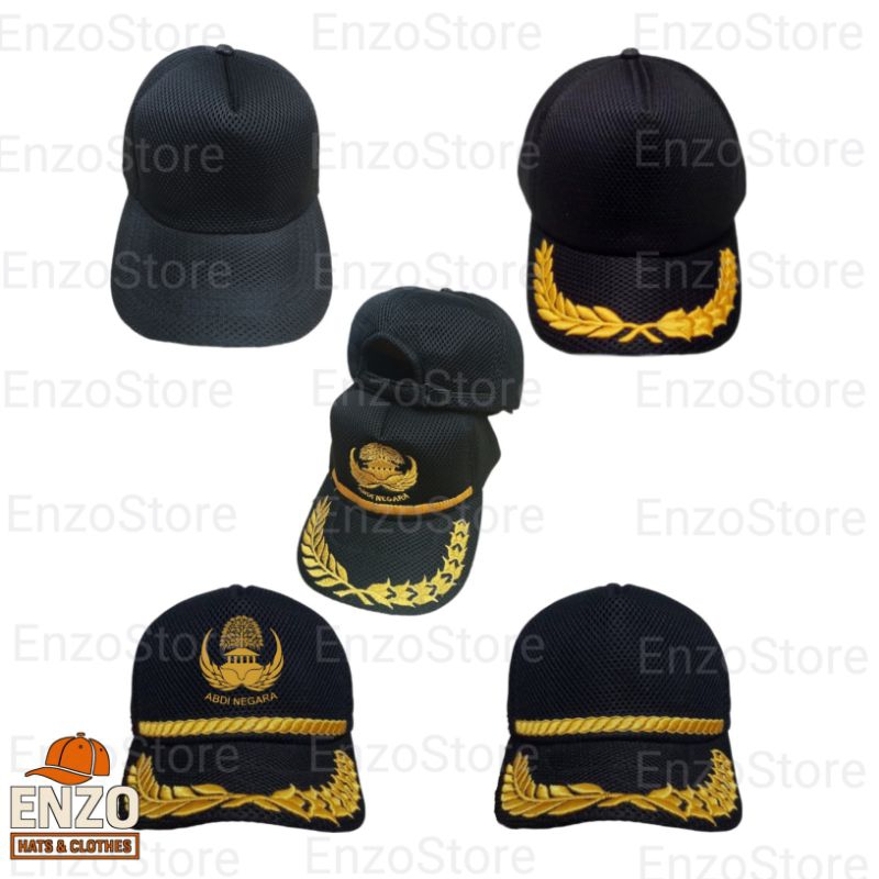 Topi ASN/PNS/Topi Padi Kapas/Topi Polos Double mesh/Topi Guru/Topi Korpri