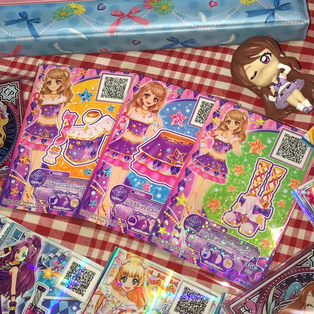 Aikatsu Stars " Violet Star Coord " Mahiru Kasumi First Debut School Dress Stage Jepang 🇯🇵