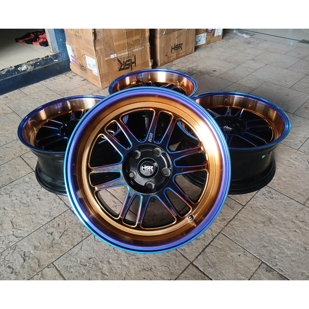 VELG/PELEK MOBIL SECOND HSR RING17 BAUT5X114 WRNA RAINBOW COCOK INNOVA,HRV,ACCORD,DLL