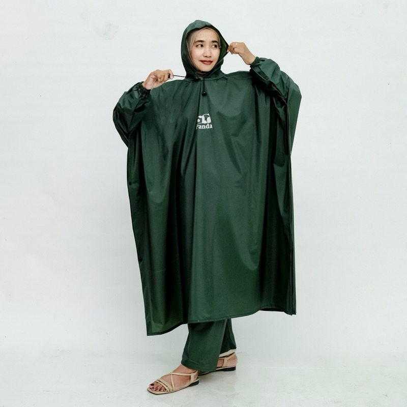 Jas Hujan Ponco Setelan Jas Hujan Kelelawar Ponco + Celana