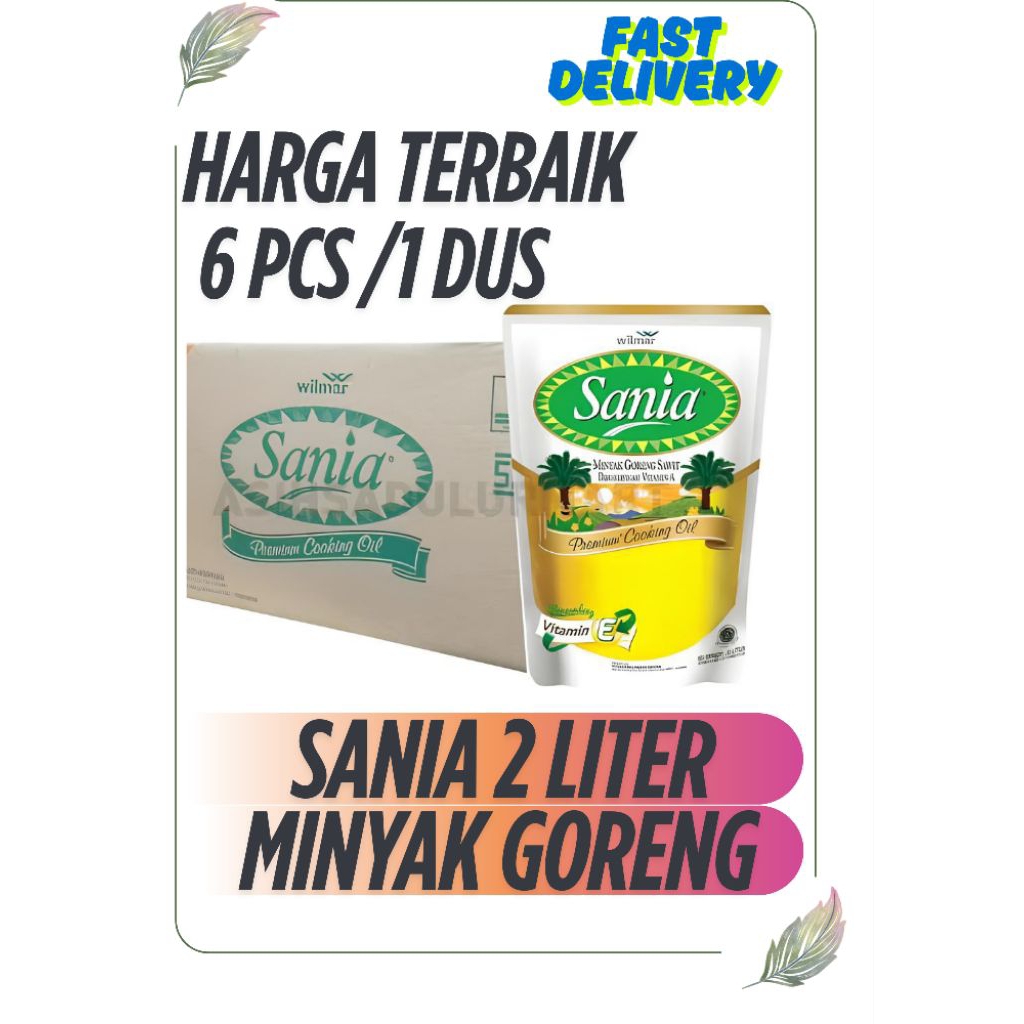 

Minyak Goreng Sania 2 Liter 6 Pcs